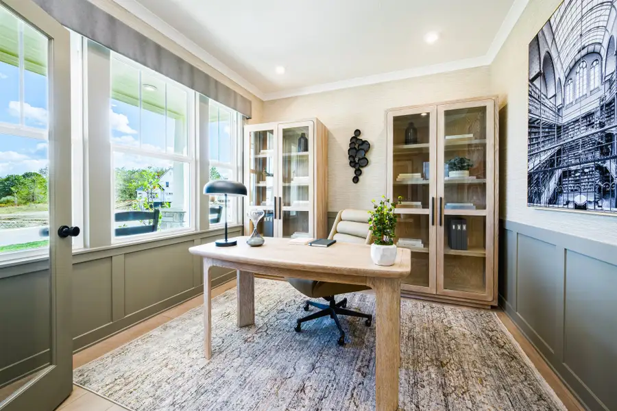 Representative furnished interior of a home built from the Grandin by Fischer Homes in The Dunes at Sandbar, Santa Rosa Beach (Image 7).