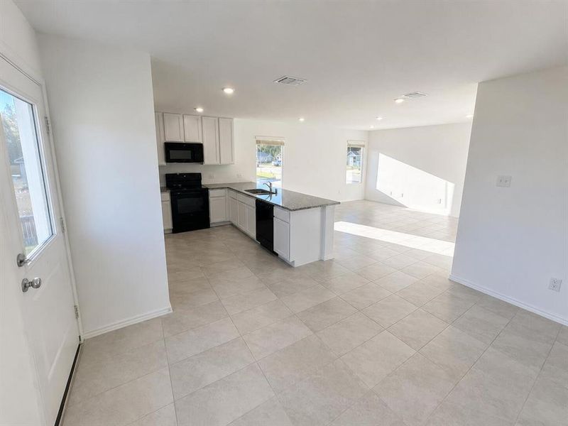 Furnished interior view inside a new home in Wright Farms: Watermill Collection, Dallas (Image 5).