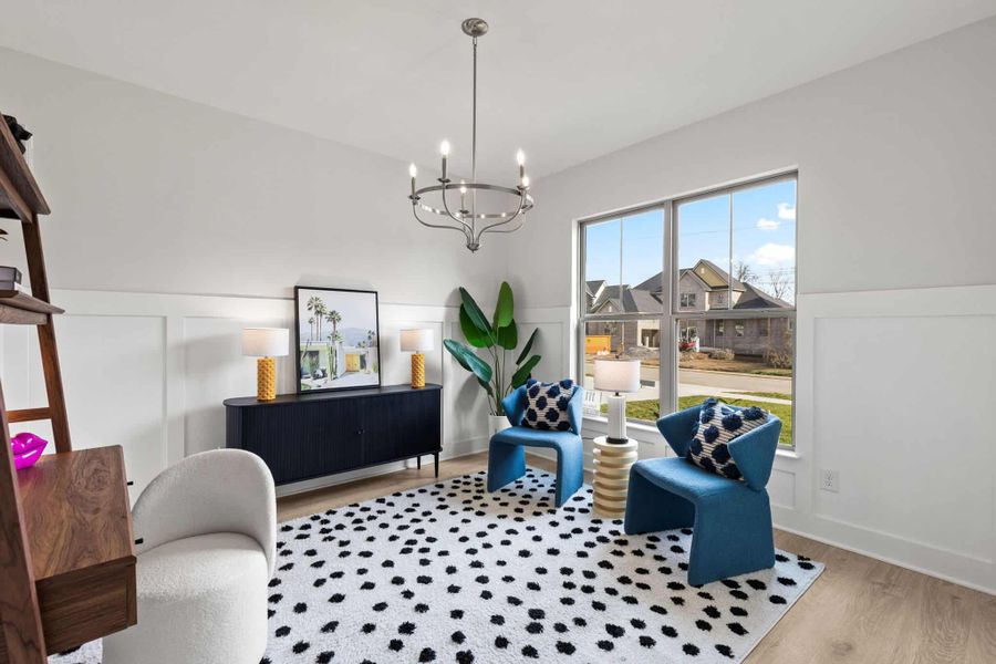 Furnished interior view inside a new home in , Gallatin (Image 7).