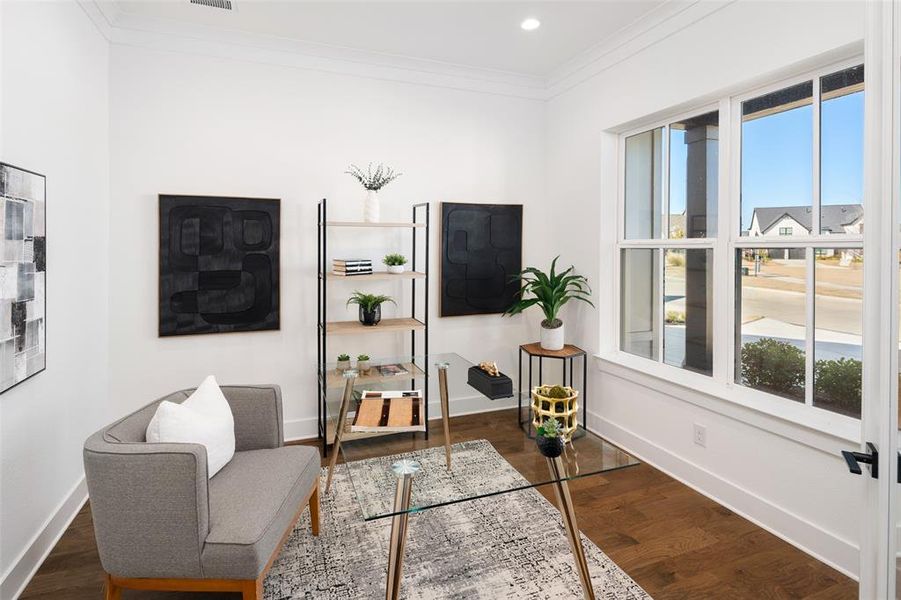 Furnished interior view inside a new home in , Frisco (Image 19).