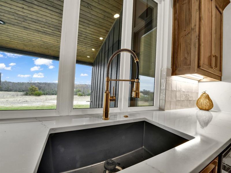 Close-up of interior finishes inside a home in , Fort Worth (Image 21).