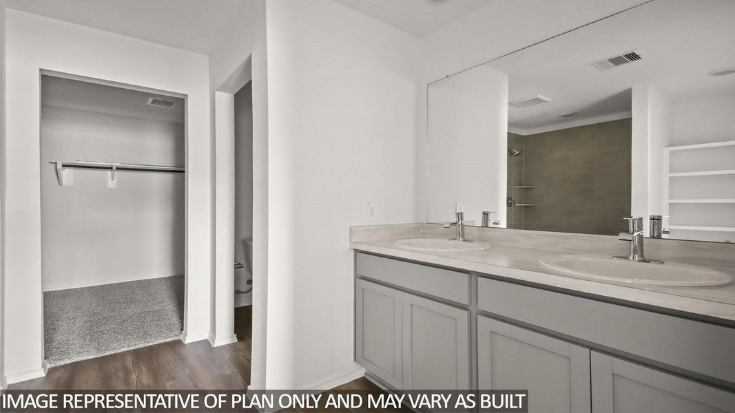 Furnished interior view inside a new home in The Canopies, Splendora (Image 5).