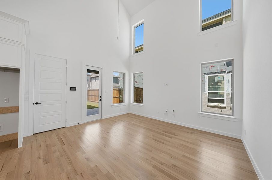 Spacious, unfurnished interior of a new home in Light Farms Brenham - 40' Lots, Celina (Image 27).