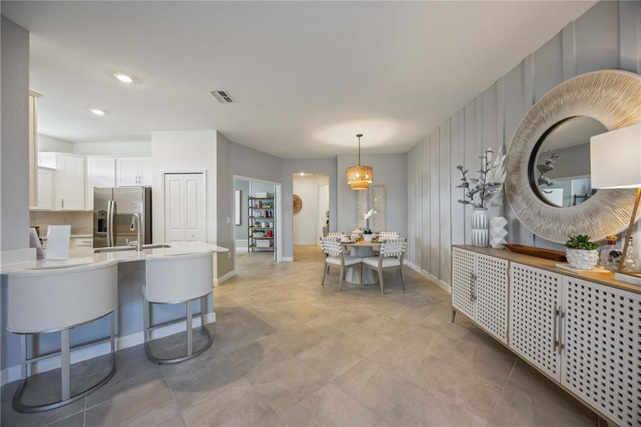 Furnished interior view inside a new home in , Englewood (Image 30).