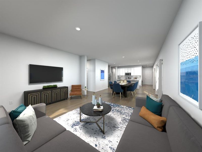 Furnished interior view inside a new home in Magnolia Bay - Premier Series, Nokomis (Image 7).