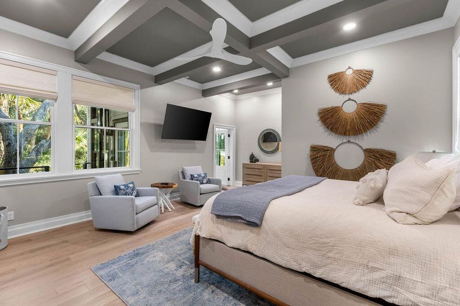 Furnished interior view inside a new home in , Seabrook Island (Image 19).