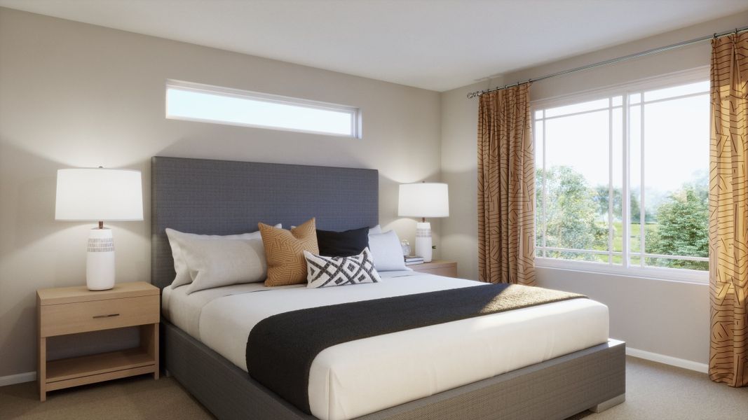 Representative furnished interior of a home built from the 2213 by Risewell Homes in Windler, Aurora (Image 10).