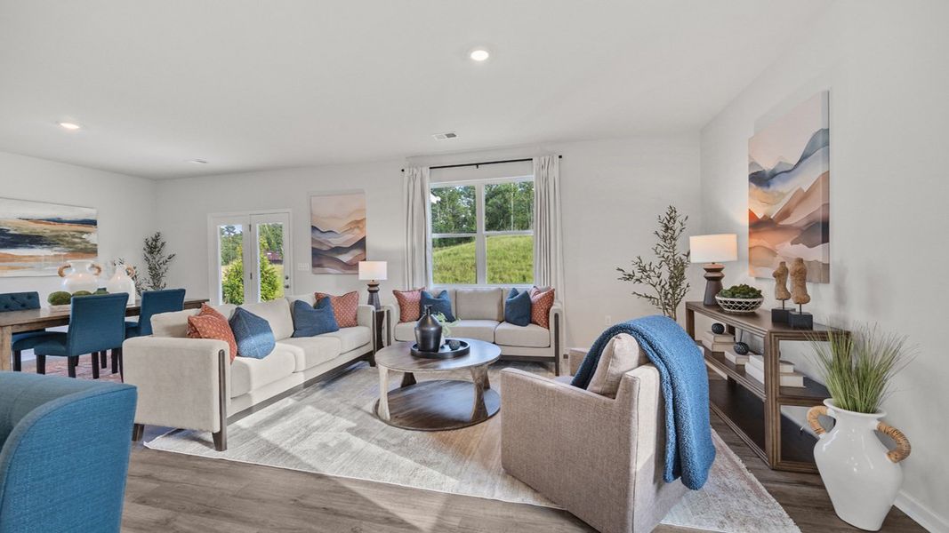 Furnished interior view inside a new home in Wrenfield at Chanticleer, North Augusta (Image 12).