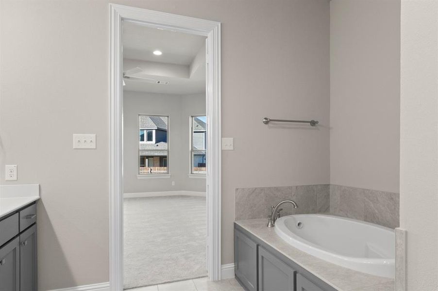 Furnished interior view inside a new home in Callan Village, Lorena (Image 11).