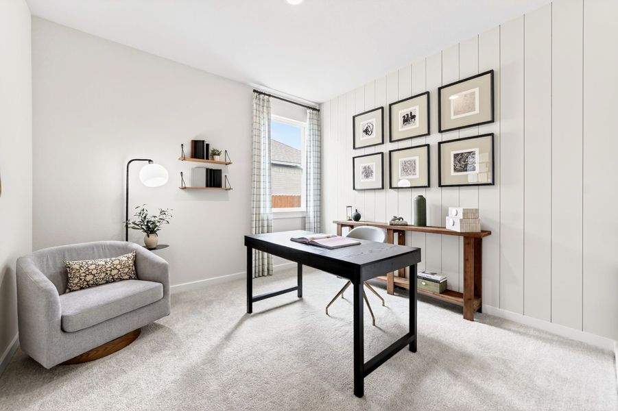 Representative furnished interior of a home built from the The Laurel M by Davidson Homes LLC in Parks at Foster Crossing, Anna (Image 29).