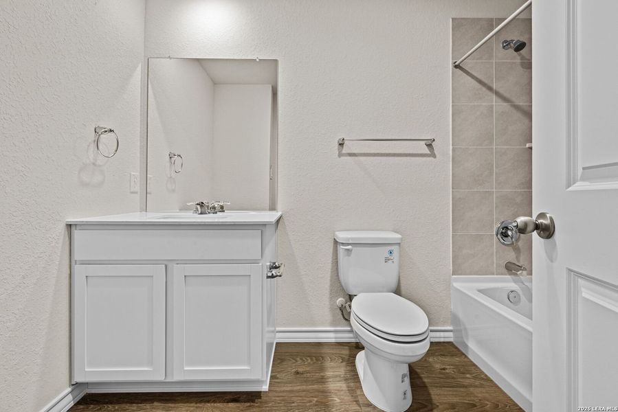 Furnished interior view inside a new home in Redbird Ranch, San Antonio (Image 10).