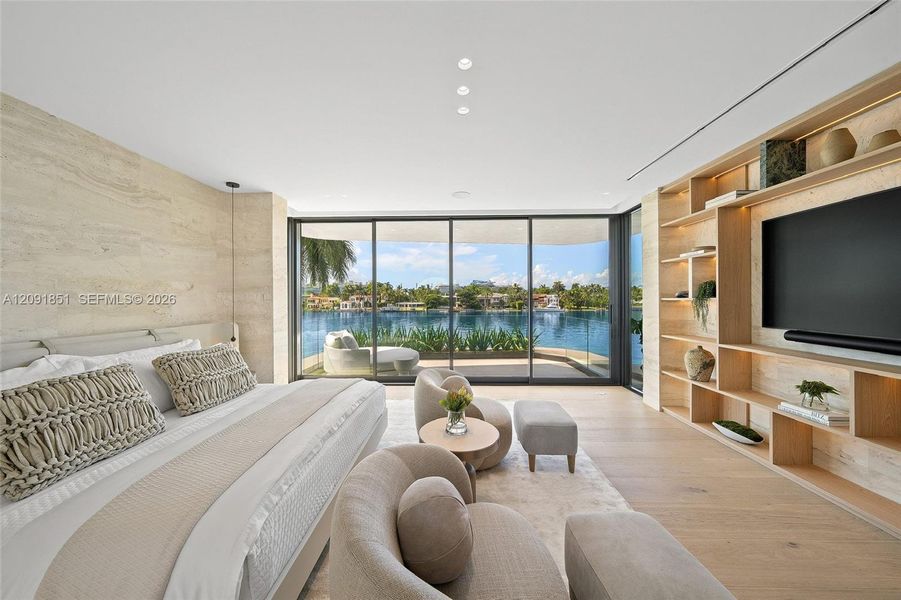 Furnished interior view inside a new home in , Miami Beach (Image 17). Furnished interior view inside a new home in , Miami Beach (Image 17).