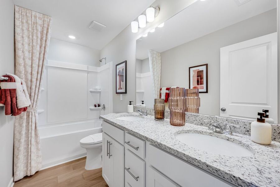 Representative furnished interior of a home built from the Stella by Taylor Morrison in Eagle Trace, Wendell (Image 30).