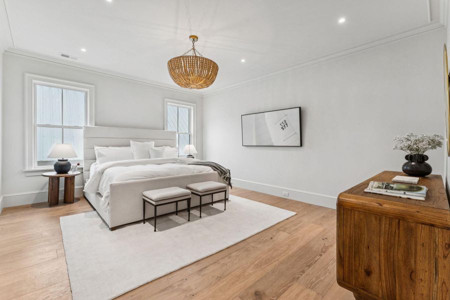 Furnished interior view inside a new home in , Charleston (Image 5).