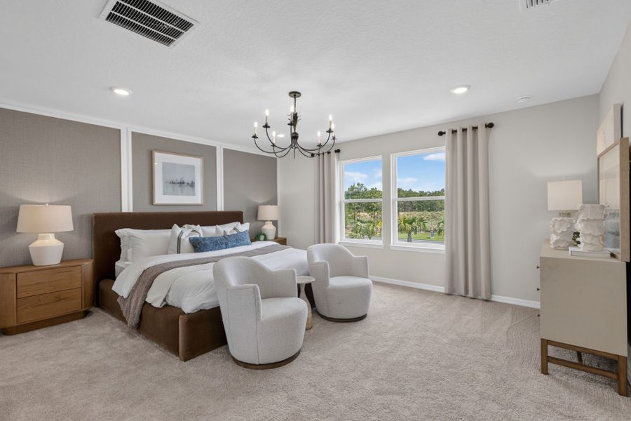 Representative furnished interior of a home built from the Imperial by Pulte Homes in Lakehaven Estates, Clermont (Image 13).