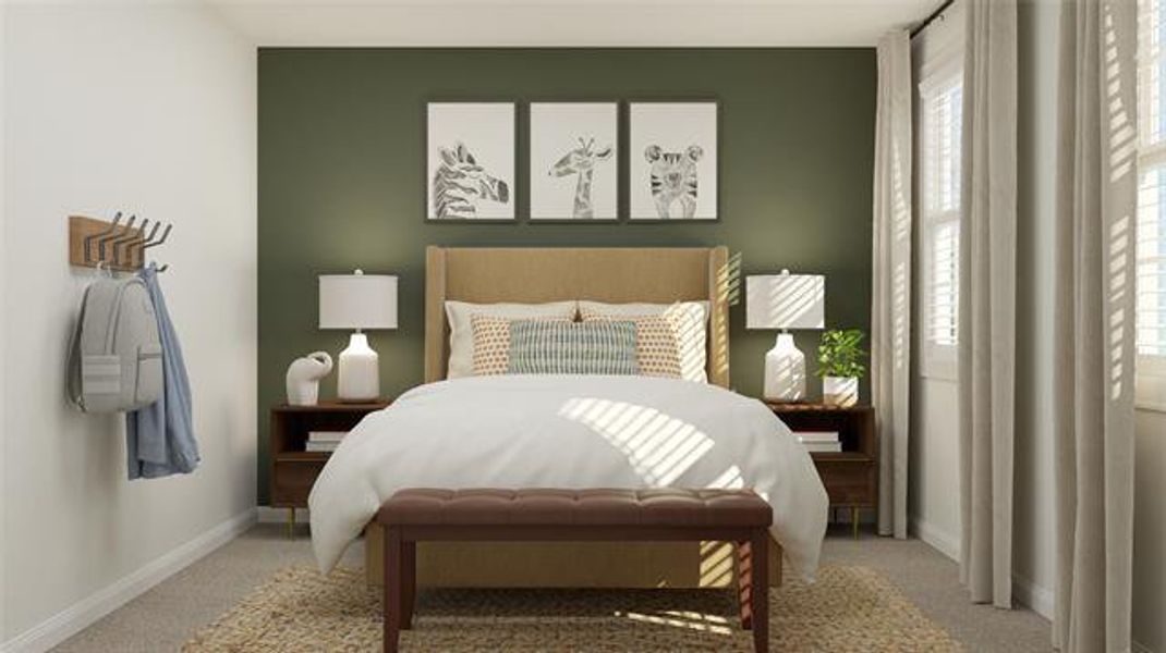 Furnished interior view inside a new home in Meadowlark Preserve: Highlands Collection, Pflugerville (Image 4).