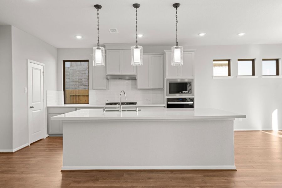 Furnished interior view inside a new home in The Meadows at Imperial Oaks 60', Conroe (Image 6).