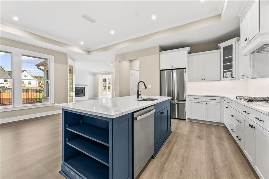 Furnished interior view inside a new home in The Courtyards by The Manor, Alpharetta (Image 41). Furnished interior view inside a new home in The Courtyards by The Manor, Alpharetta (Image 41).