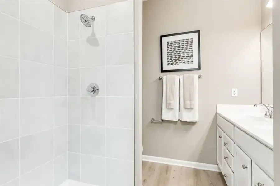 Representative furnished interior of a home built from the Beethoven Front Entry by Ryan Homes in The Towns at Millwood, Charlotte (Image 14).
