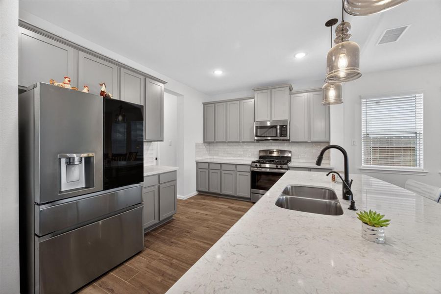 Furnished interior view inside a new home in The Commons at Sedona, League City (Image 7). Furnished interior view inside a new home in The Commons at Sedona, League City (Image 7).