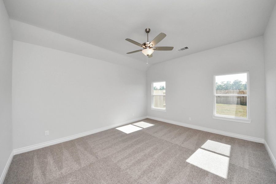 Spacious, unfurnished interior of a new home in Lexington Heights, Willis (Image 27). Spacious, unfurnished interior of a new home in Lexington Heights, Willis (Image 27).
