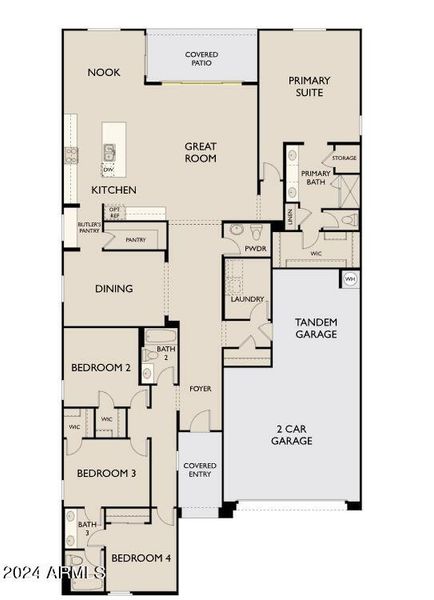 Jade R garage floorplan