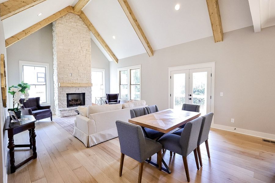Furnished interior view inside a new home in Creekside, Cleveland (Image 5).