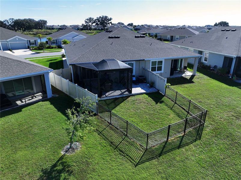 Exterior details and patio area of a home in Mirada, San Antonio (Image 31).