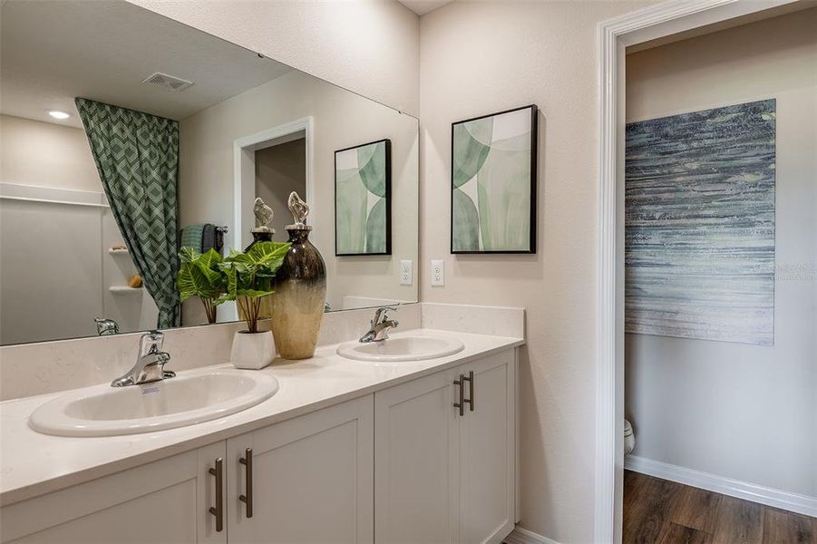 Furnished interior view inside a new home in Grove at Crosswind, Haines City (Image 15).