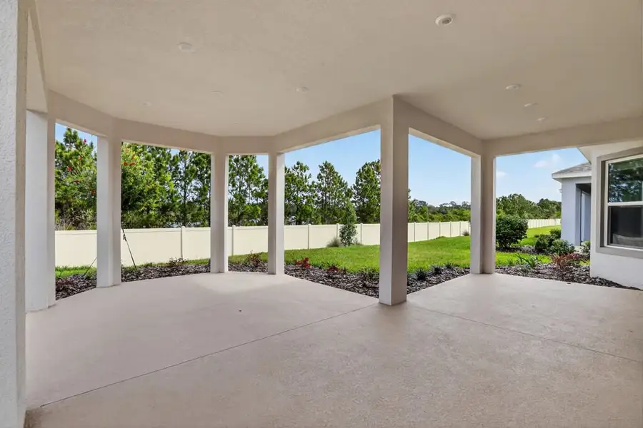 Exterior details and patio area of a home in Center Lake Ranch Community Group Page, St. Cloud (Image 3).