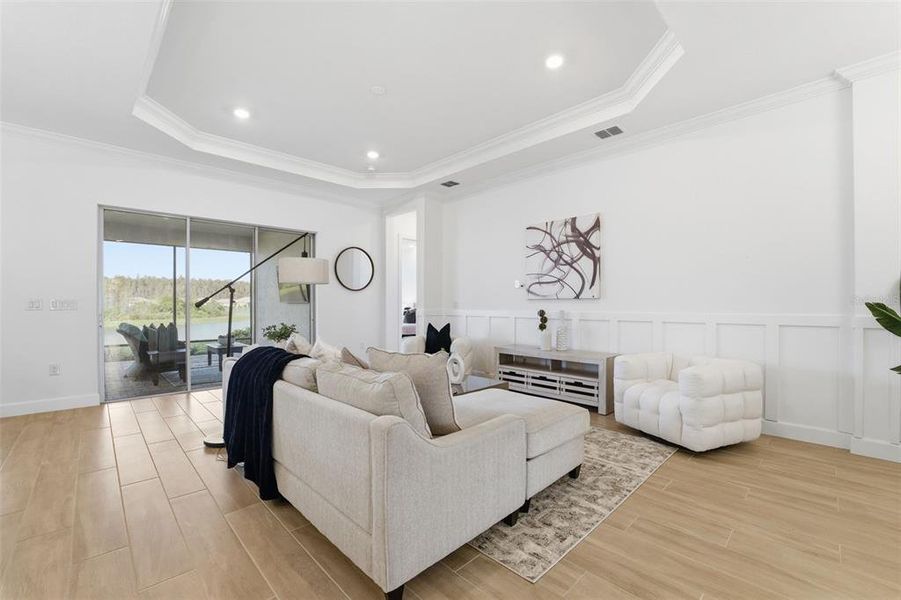 Furnished interior view inside a new home in , Wesley Chapel (Image 11). Furnished interior view inside a new home in , Wesley Chapel (Image 11).