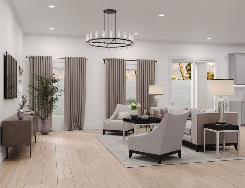 Representative furnished interior of a home built from the Sabino by Beazer Homes in Montana Vista: Highland, Buckeye (Image 6).