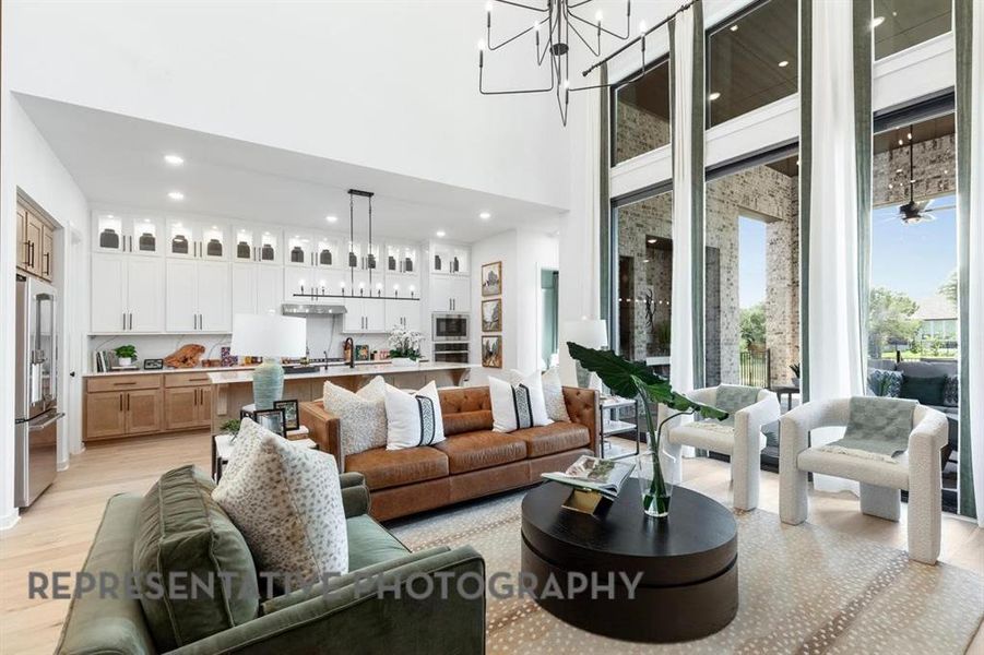 Furnished interior view inside a new home in Landmark, Denton (Image 13).
