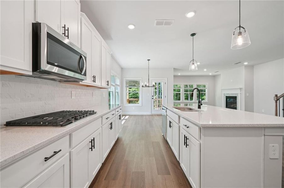 Furnished interior view inside a new home in Martin Springs - Estate Series, Lawrenceville (Image 10). Furnished interior view inside a new home in Martin Springs - Estate Series, Lawrenceville (Image 10).