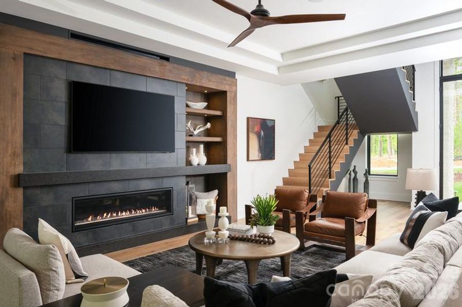 Furnished interior view inside a new home in , Belmont (Image 14).