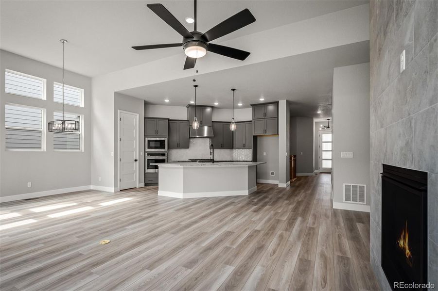 Spacious, unfurnished interior of a new home in Cloverleaf – Mountainview Collection, Monument (Image 21).