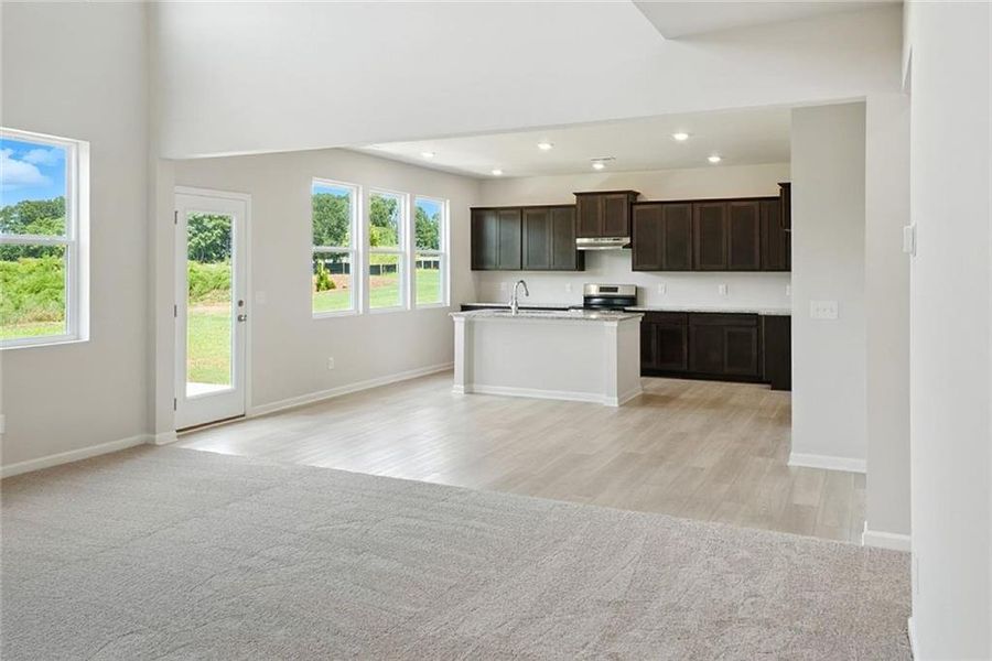 Spacious, unfurnished interior of a new home in Hampton Ridge, Jefferson (Image 7). Spacious, unfurnished interior of a new home in Hampton Ridge, Jefferson (Image 7).