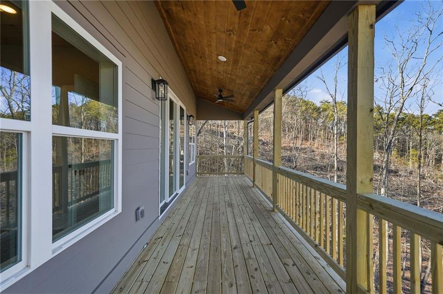 Exterior details and patio area of a home in , Ranger (Image 28).