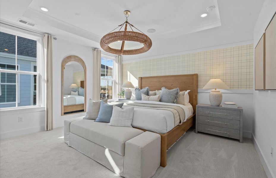 Representative furnished interior of a home built from the Compass by Del Webb in Del Webb Greenville, Greenville (Image 12).