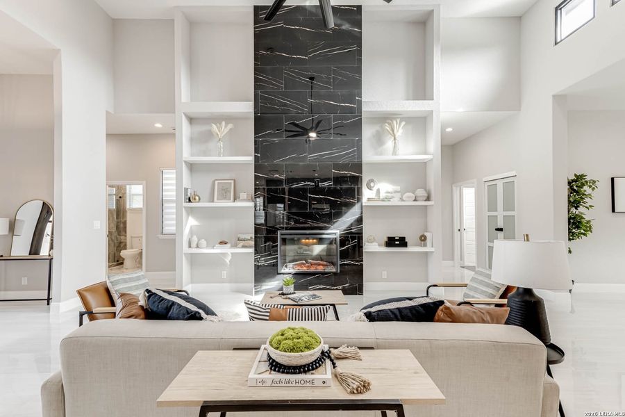 Furnished interior view inside a new home in , Spring Branch (Image 15).