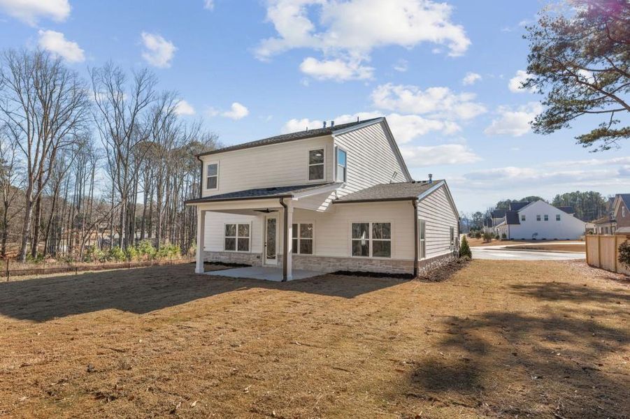 Exterior details and patio area of a home in , Cumming (Image 17).