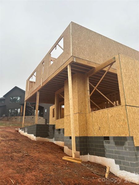 In-progress construction of a new home in , Statesville, NC (Image 11).