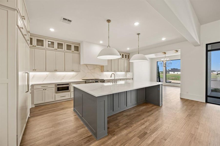 Furnished interior view inside a new home in The Resort on Eagle Mt. Lake, Fort Worth (Image 18).