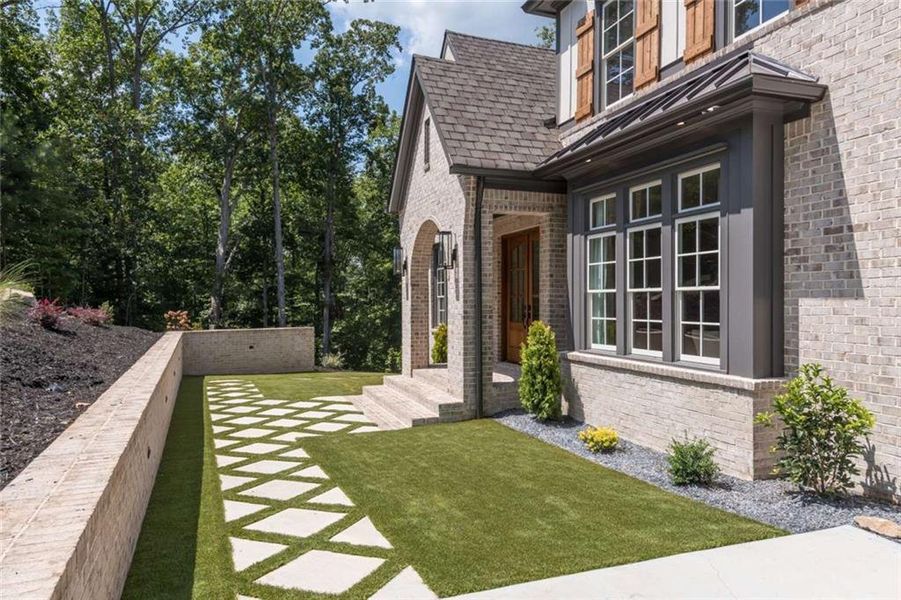 Exterior details and patio area of a home in , Alpharetta (Image 33). Exterior details and patio area of a home in , Alpharetta (Image 33).