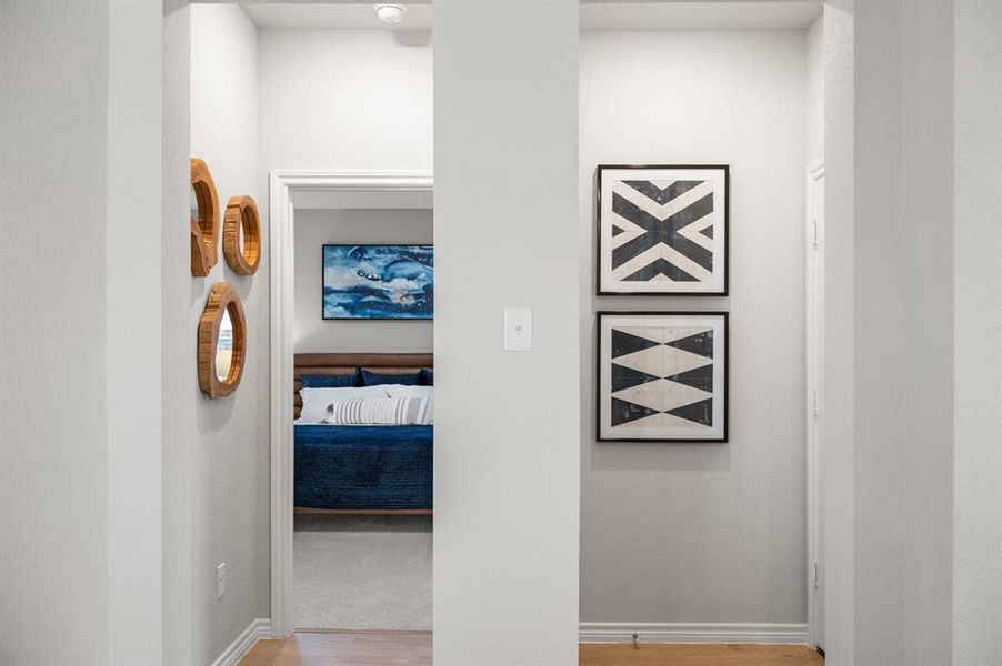 Furnished interior view inside a new home in Baker Farms, Cleburne (Image 17).
