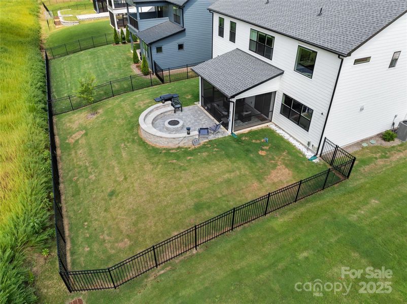 Exterior details and patio area of a home in Windell Woods, Tega Cay (Image 22).