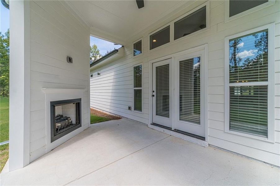Exterior details and patio area of a home in , Loganville (Image 25). Exterior details and patio area of a home in , Loganville (Image 25).
