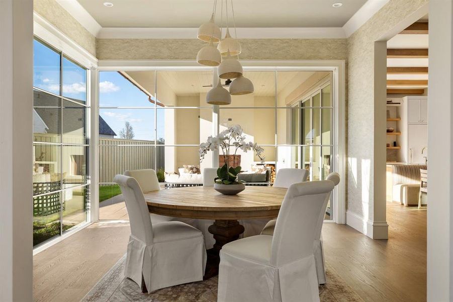 Furnished interior view inside a new home in , Frisco (Image 19).