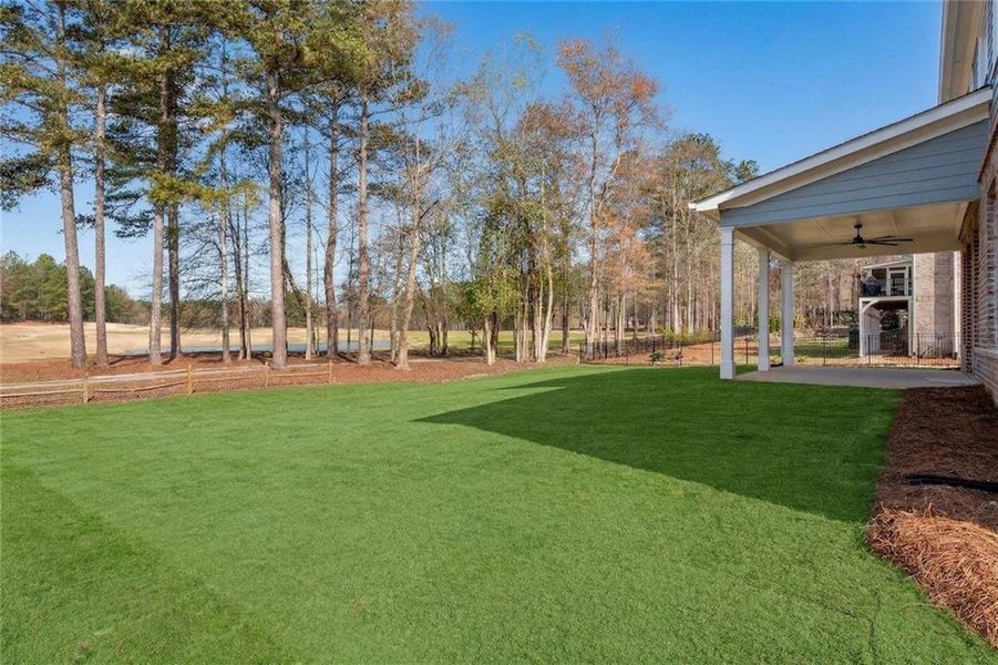 Exterior details and patio area of a home in , Villa Rica (Image 29).