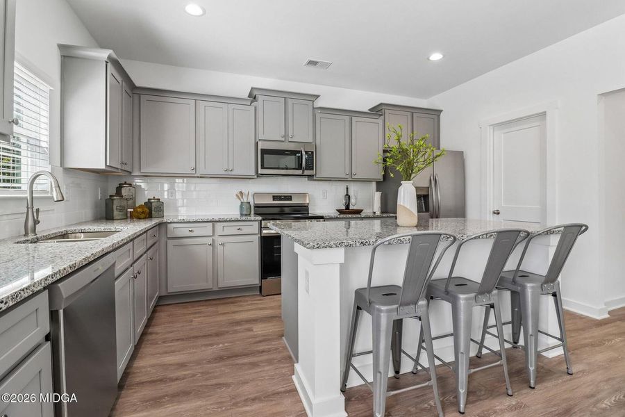 Furnished interior view inside a new home in Robins Estates, Warner Robins (Image 16).